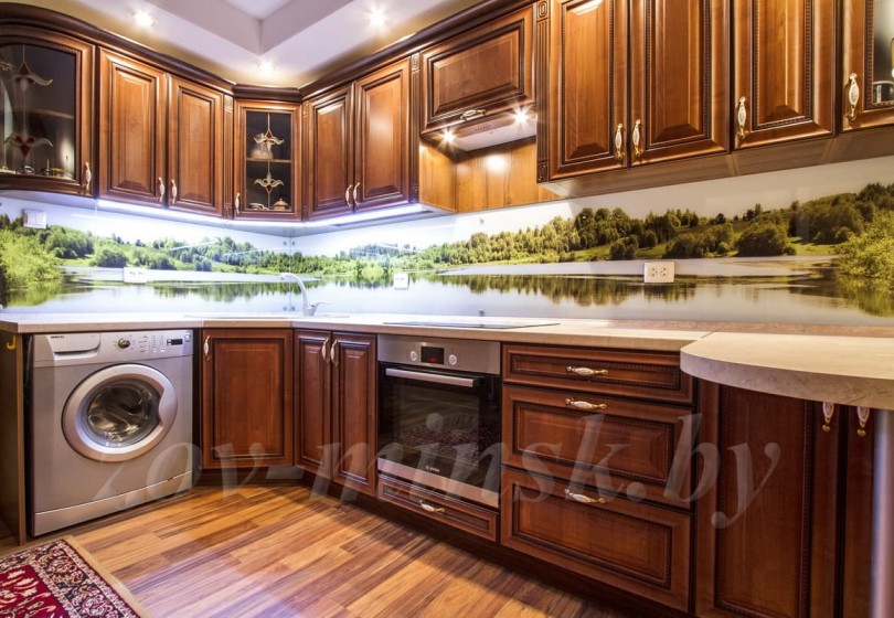 Кухня ЗОВ с фасадами из рамочного МДФ "София"